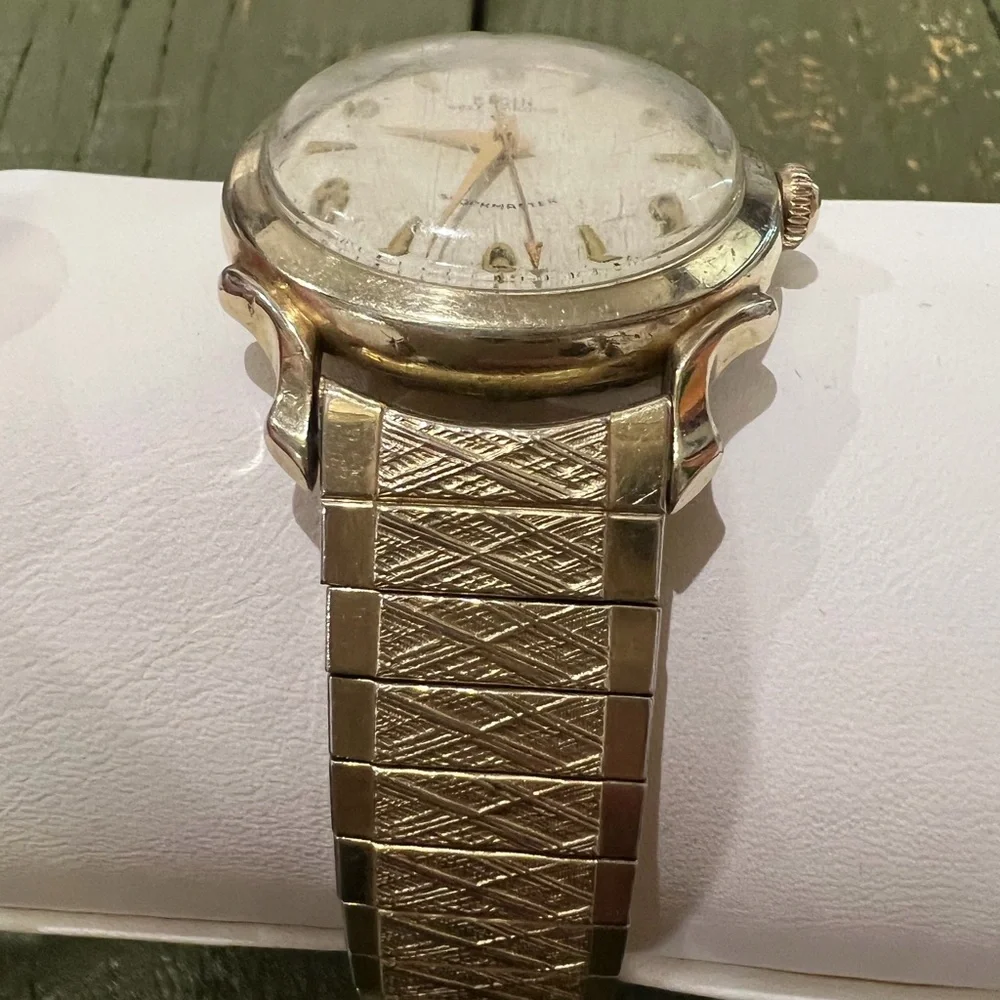 Vintage Elgin Self-Winding Shockmaster Gold Men's Watch